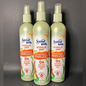 Suave Kids Detangler Spray Natural Marigold 10 fl oz 0% Sulfates Parabens Dyes(3